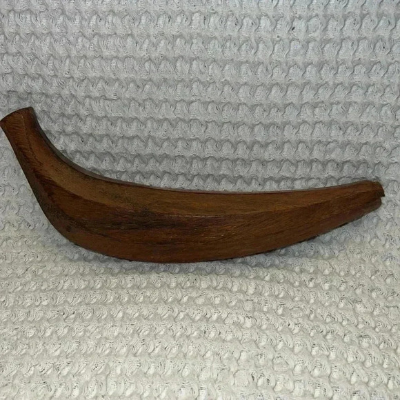 Vintage Mid Century Modern Wood Fruit 5 Piece Set - Picture 7 of 8